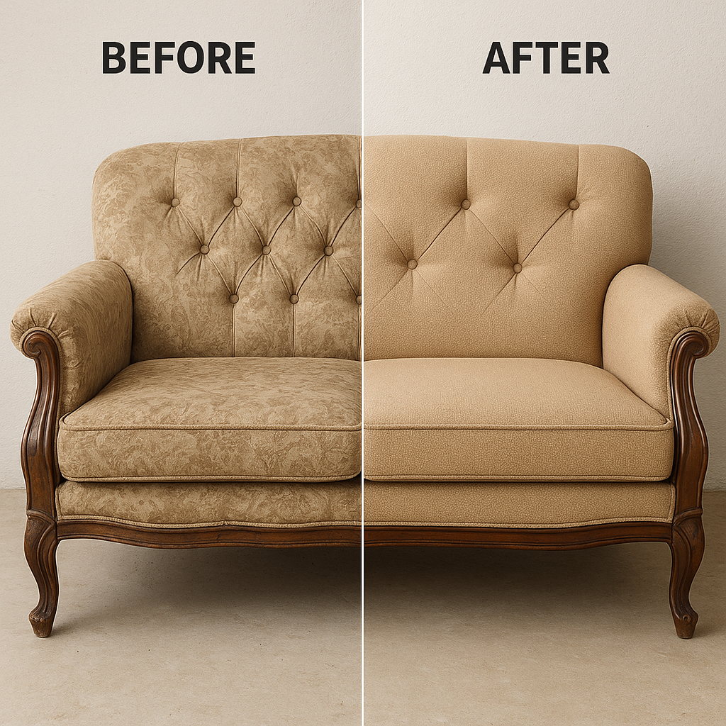 Professional sofa cleaning