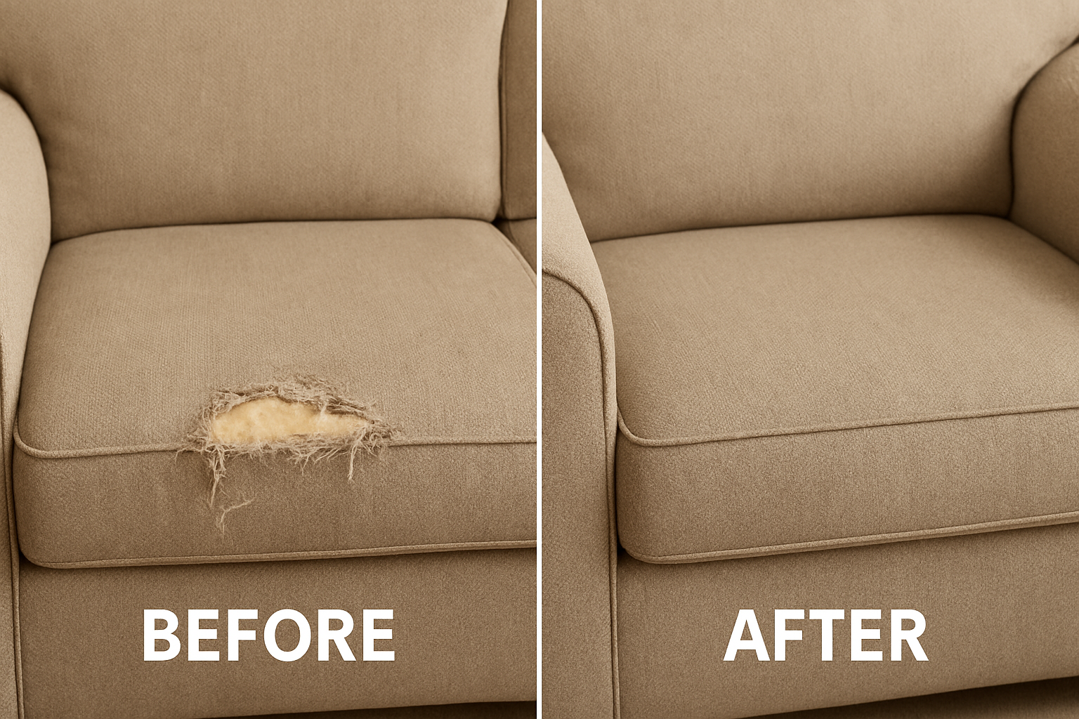 Sofa restoration services
