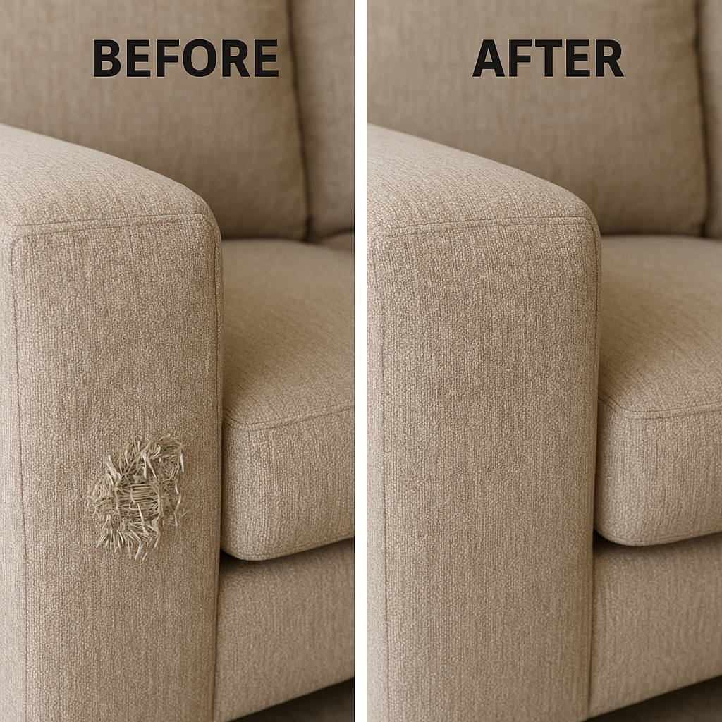 Sofa stitching repair
