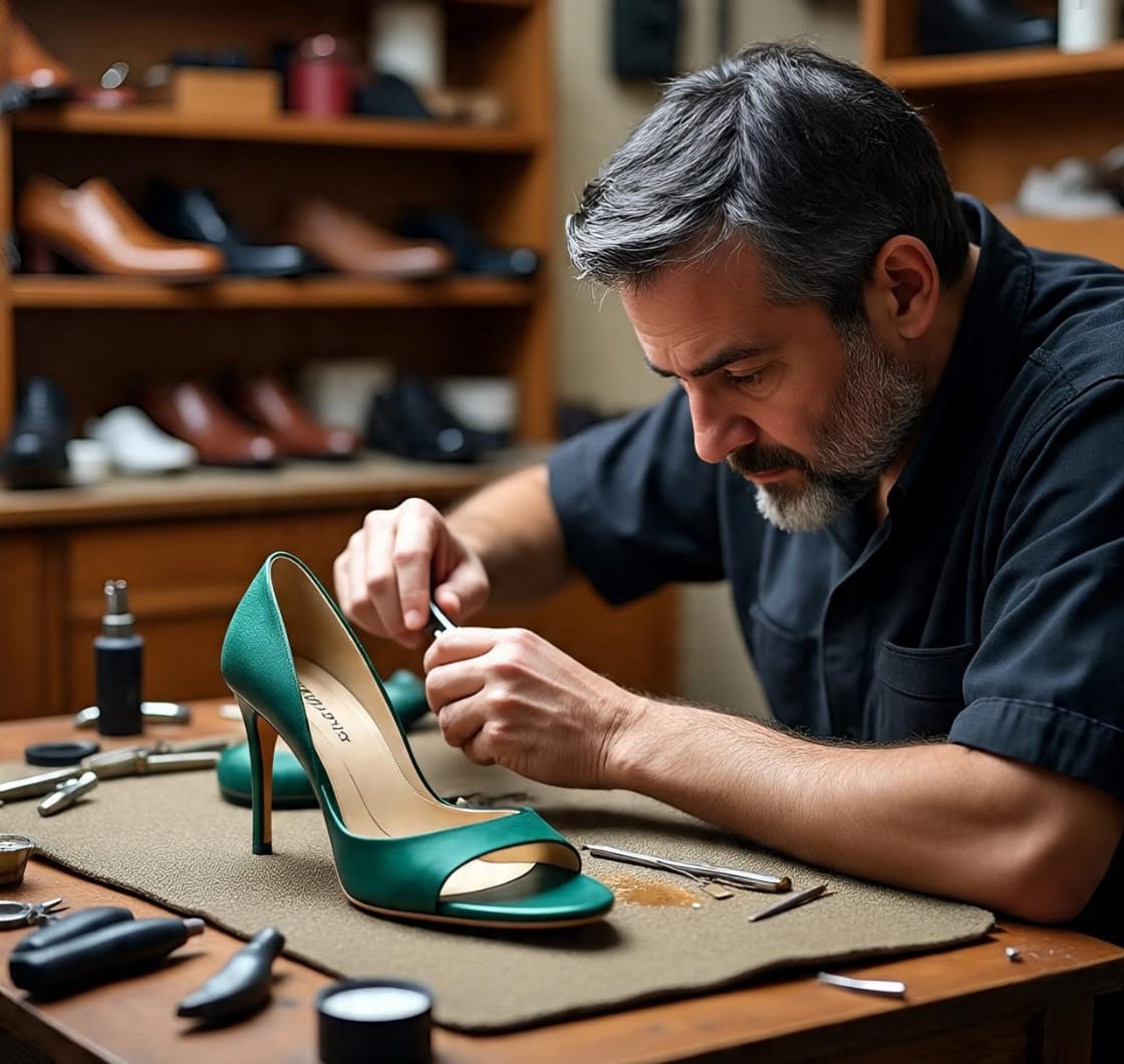 Professional heel repair service