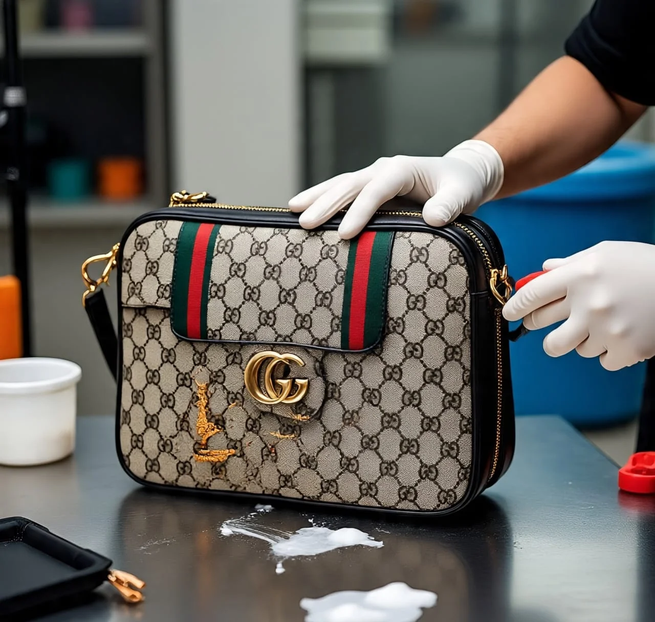 Handbag repair service